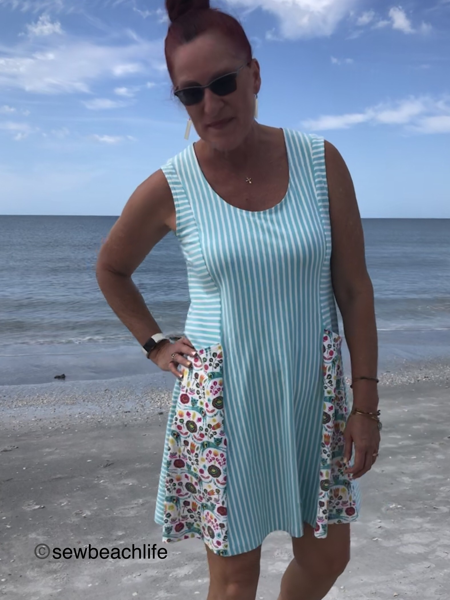 The Sinclair Alana Princess Seam Dress – Sew Beach Life